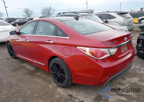 2013 Hyundai Sonata Hybrid Limited from USA, damaged, VIN KMHEC4A46DA081586